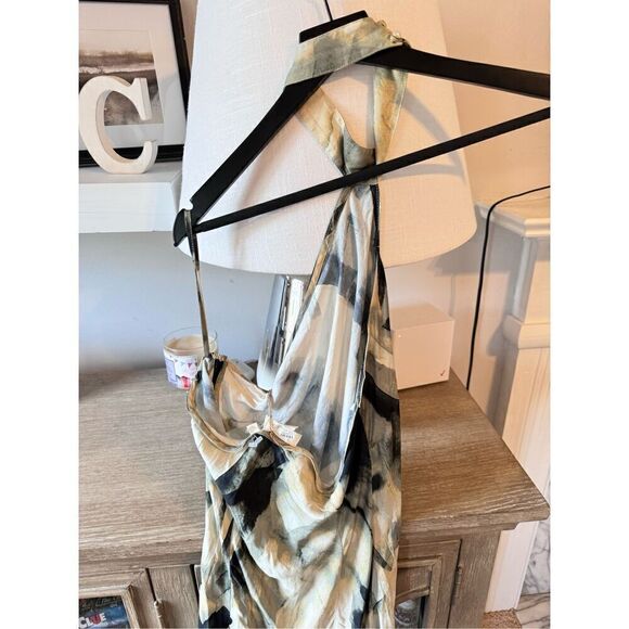 Free People - Let Me Be NWT Halter Abstract Maxi Dress Size Medium - Picture 9 of 13